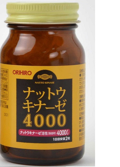 Nattokinase 4000 FU 470 mg 60 Caps Orihiro (258555338)