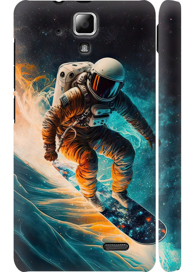 3D пластиковый матовый чехол 'Сноубордист' для Endorphone Lenovo A536 (258094390)