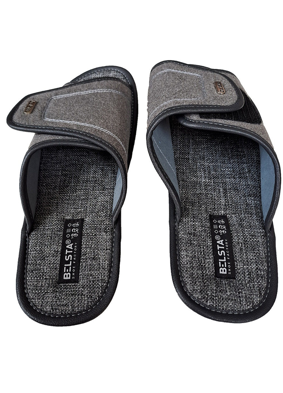 Чоловічі кімнатні капці на липучці відкриті Белста (258473440)