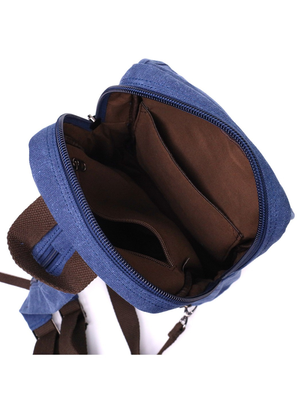 Сучасний рюкзак для чоловіків із щільного текстилю 22184 Синій Vintage (267925316)