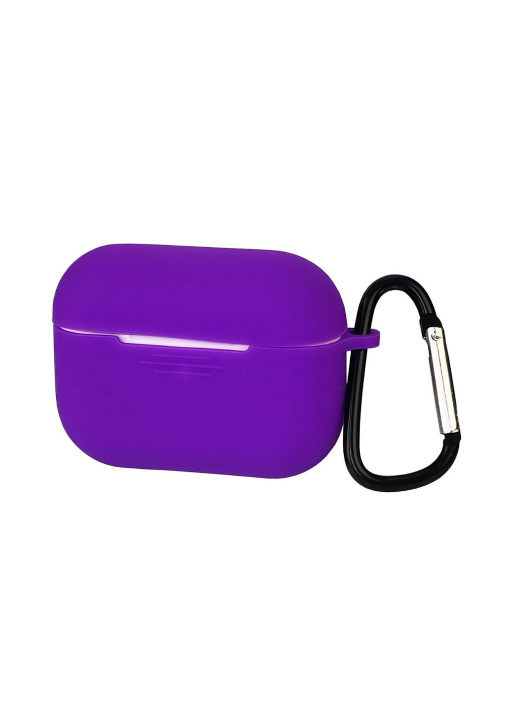 Чехол силиконовый с карабином для Apple AirPods Pro цвет №10 цвет фиолетовый ЦБ-00204654 No Brand (259465438)