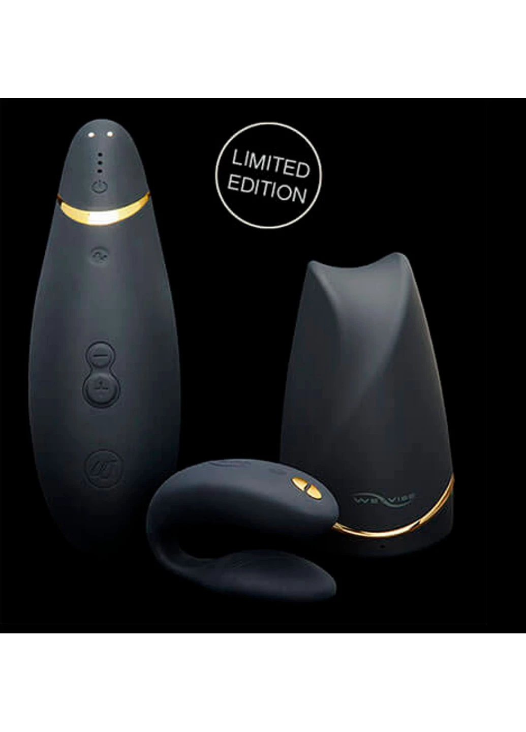 Набір для пар Tease & Please Black Collection Premium We-Vibe- (Німеччина-Канада) Womanizer (258018957)