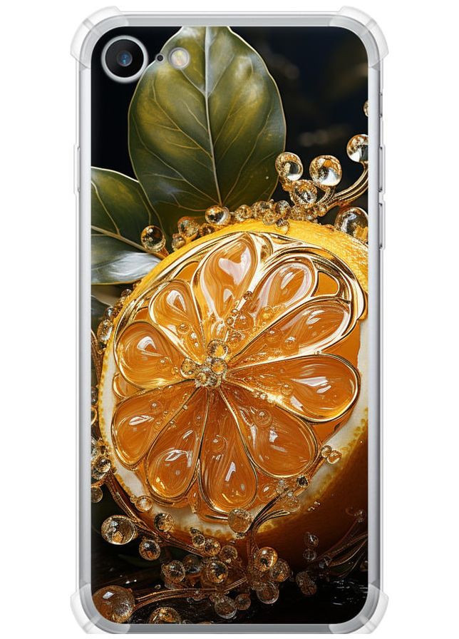 Силіконовий протиударний с посиленими кутами чохол 'Лимон' для Endorphone Apple iPhone SE 2020 (265398308)