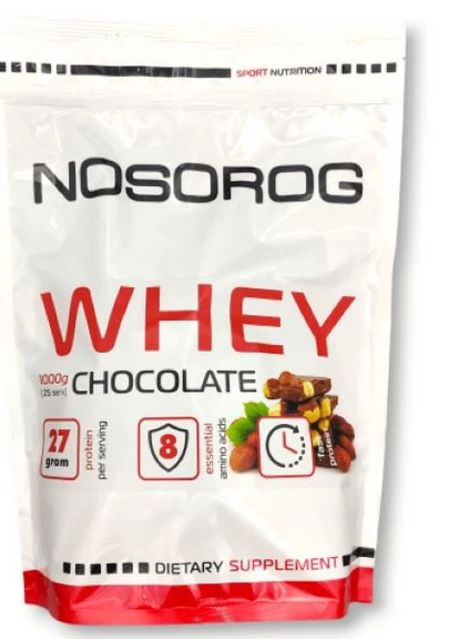 Протеин Whey 1кг (Шоколад) Nosorog Nutrition (259111039)