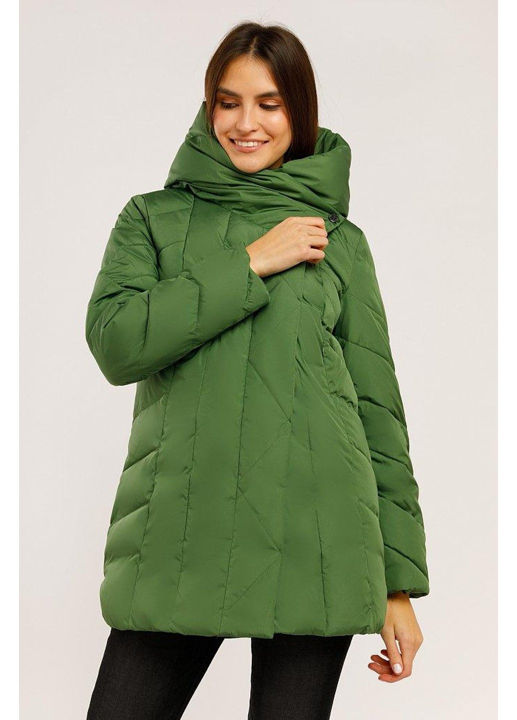 Зеленая зимняя зимняя куртка w19-11005-516 Finn Flare