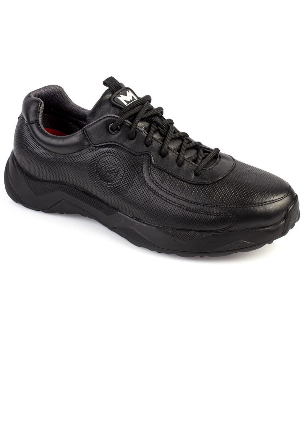 Черные демисезонные кроссовки мужские бренда 9402048_(1) ModaMilano