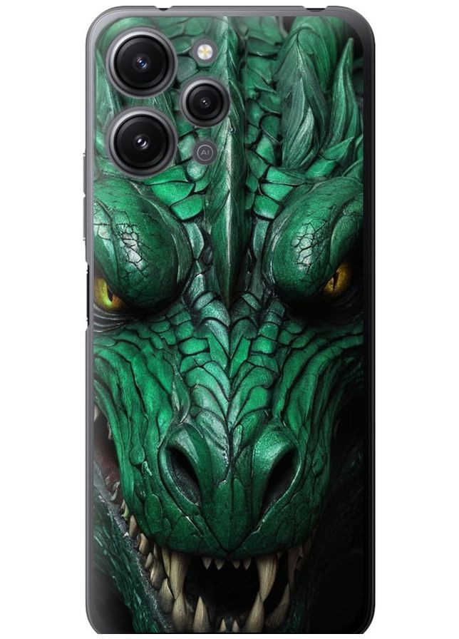 Силіконовий чохол 'Зелений дракон v2' для Endorphone xiaomi redmi 12 (275650027)