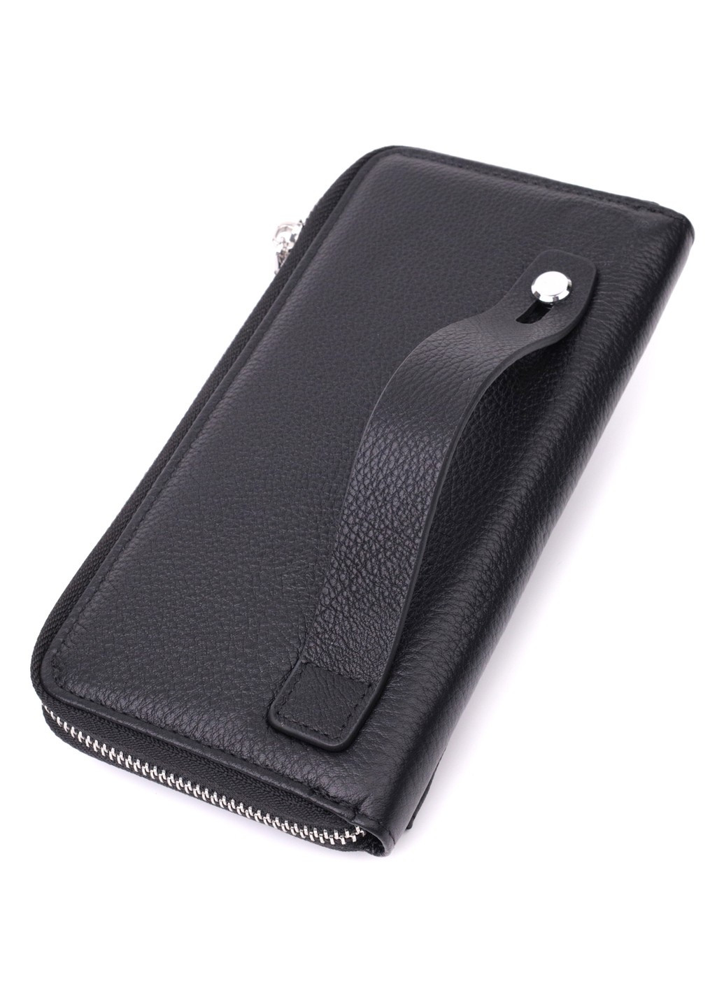 Функциональный кошелек-клатч унисекс из натуральной кожи 22529 Черный st leather (277980485)