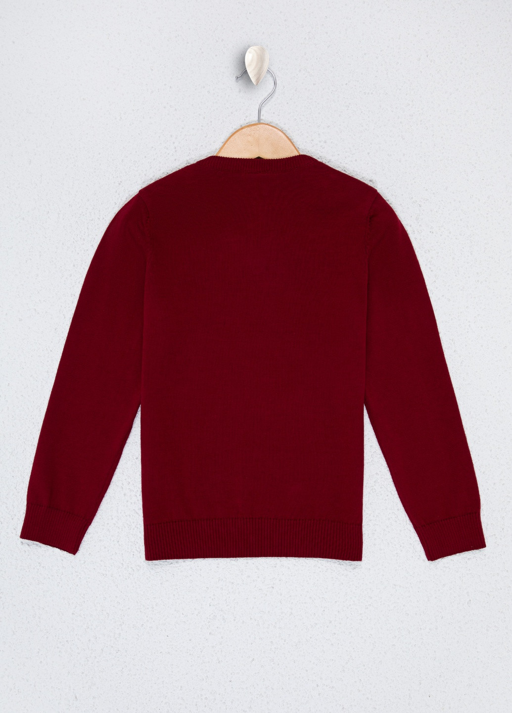 Бордовый свитер для мальчиков U.S. Polo Assn.