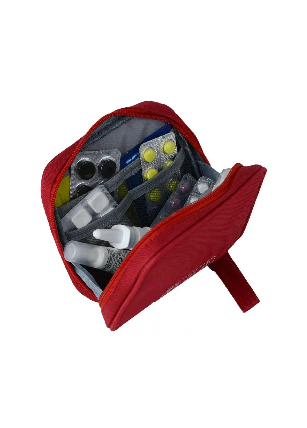 Аптечка сумка органайзер компактна портативна для медикаментів подорожей будинку 16х4х14 см (474861-Prob) Червона Unbranded (260028218)