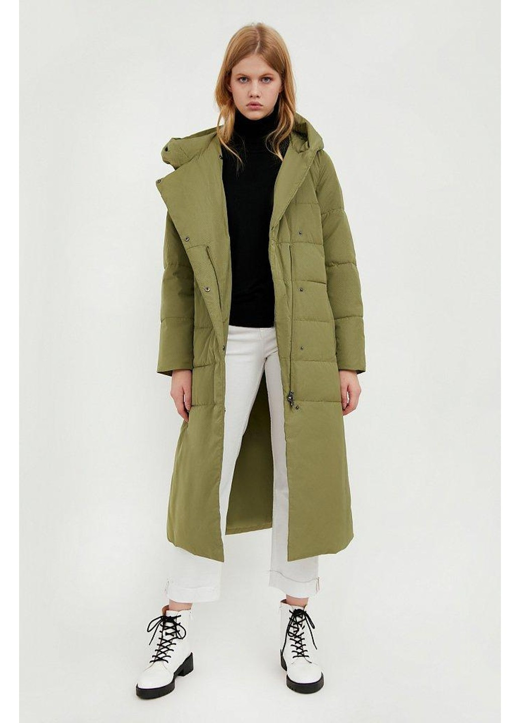 Зеленая зимняя зимнее пальто a20-11001-525 Finn Flare