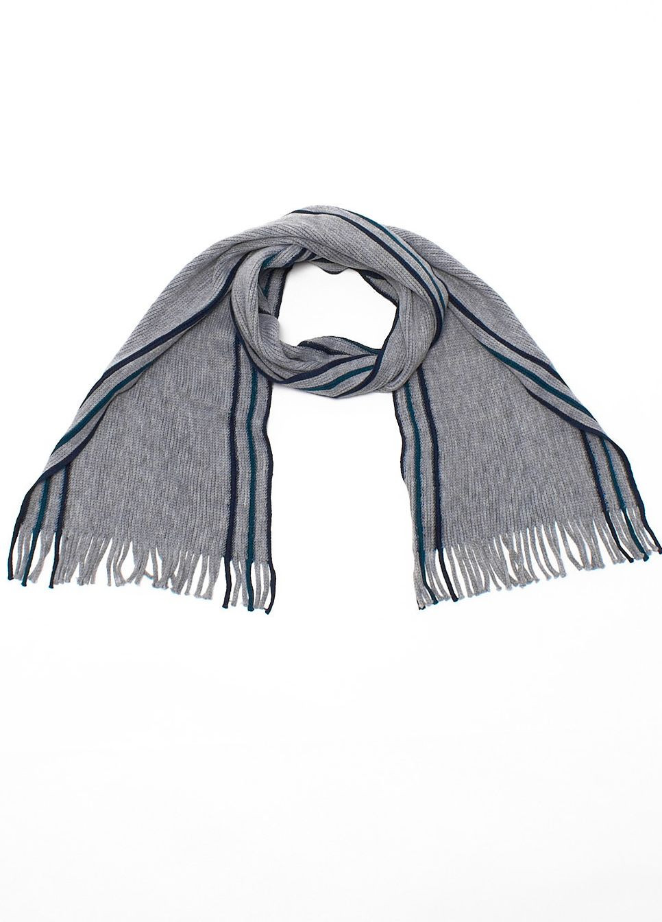 Шарф,сірий-темно-синій в візерунки, C&A (264641724)