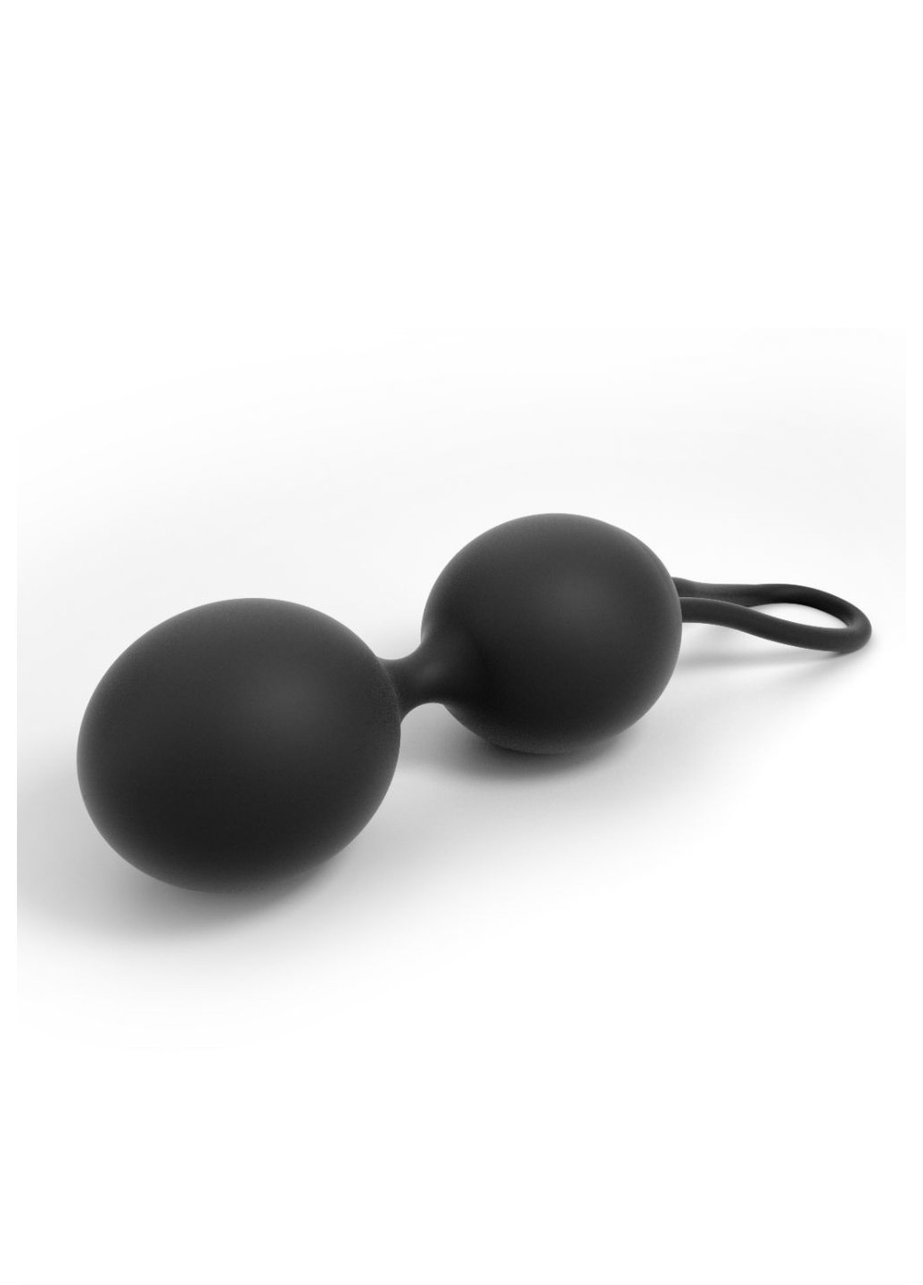 Вагінальні кульки Dual Balls Black, діаметр 3,6 см, вага 55гр Dorcel (269138252)
