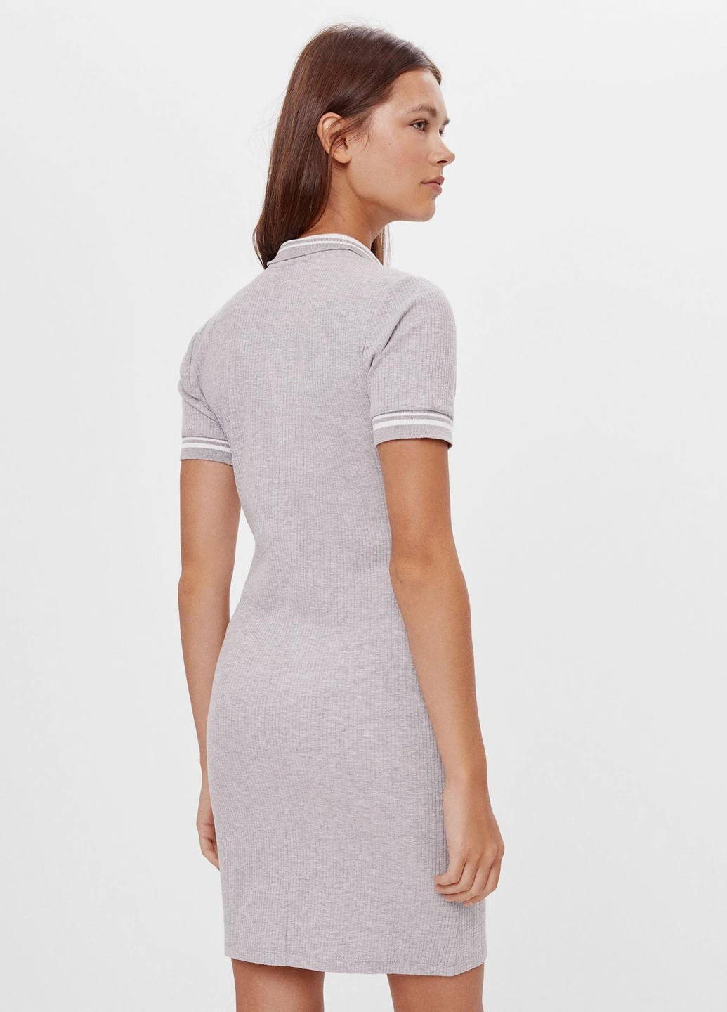 Серое сукня літо,сірий, Bershka