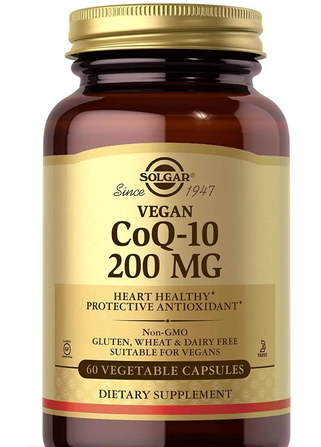 Vegetarian CoQ-10 200 mg 60 Veg Caps Solgar (256722726)