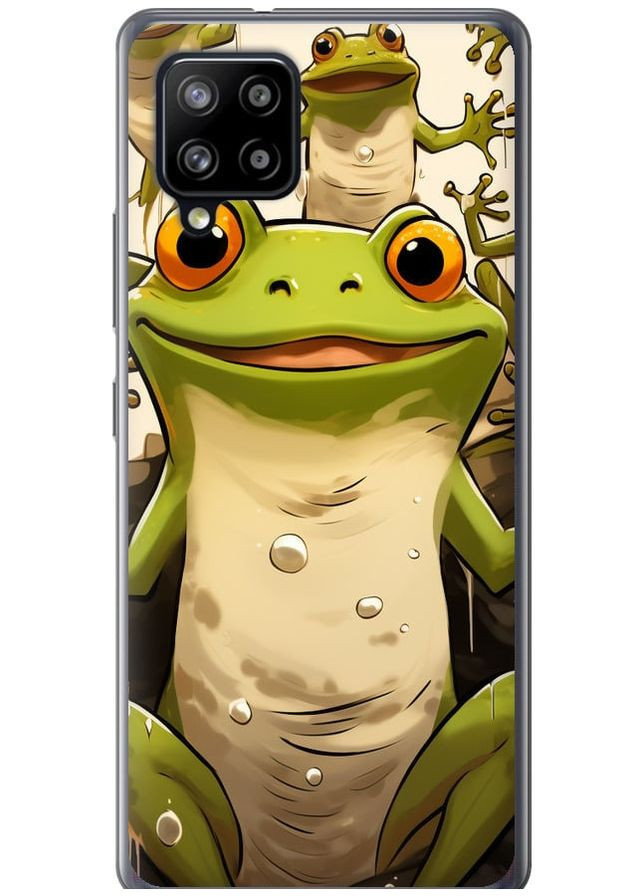 Силіконовий чохол 'Весела жаба' для Endorphone Samsung Galaxy A42 A426B (266905664)