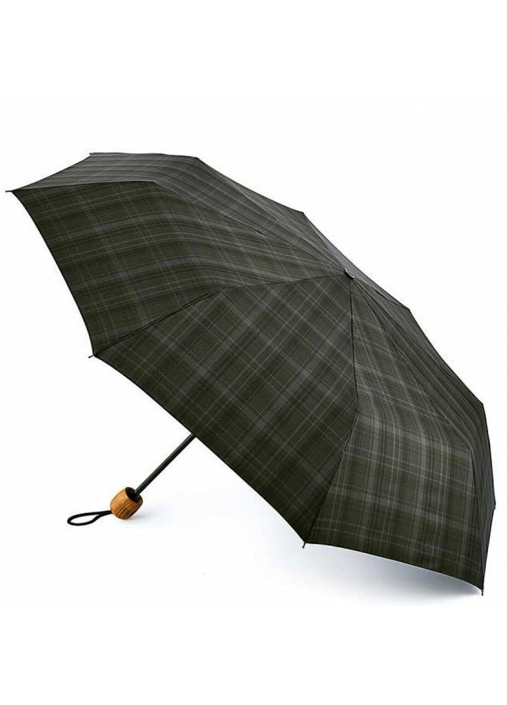 Механический мужской зонт G868 Hackney-2 Charcoal Check (Темно-серая клетка) Fulton (262087049)