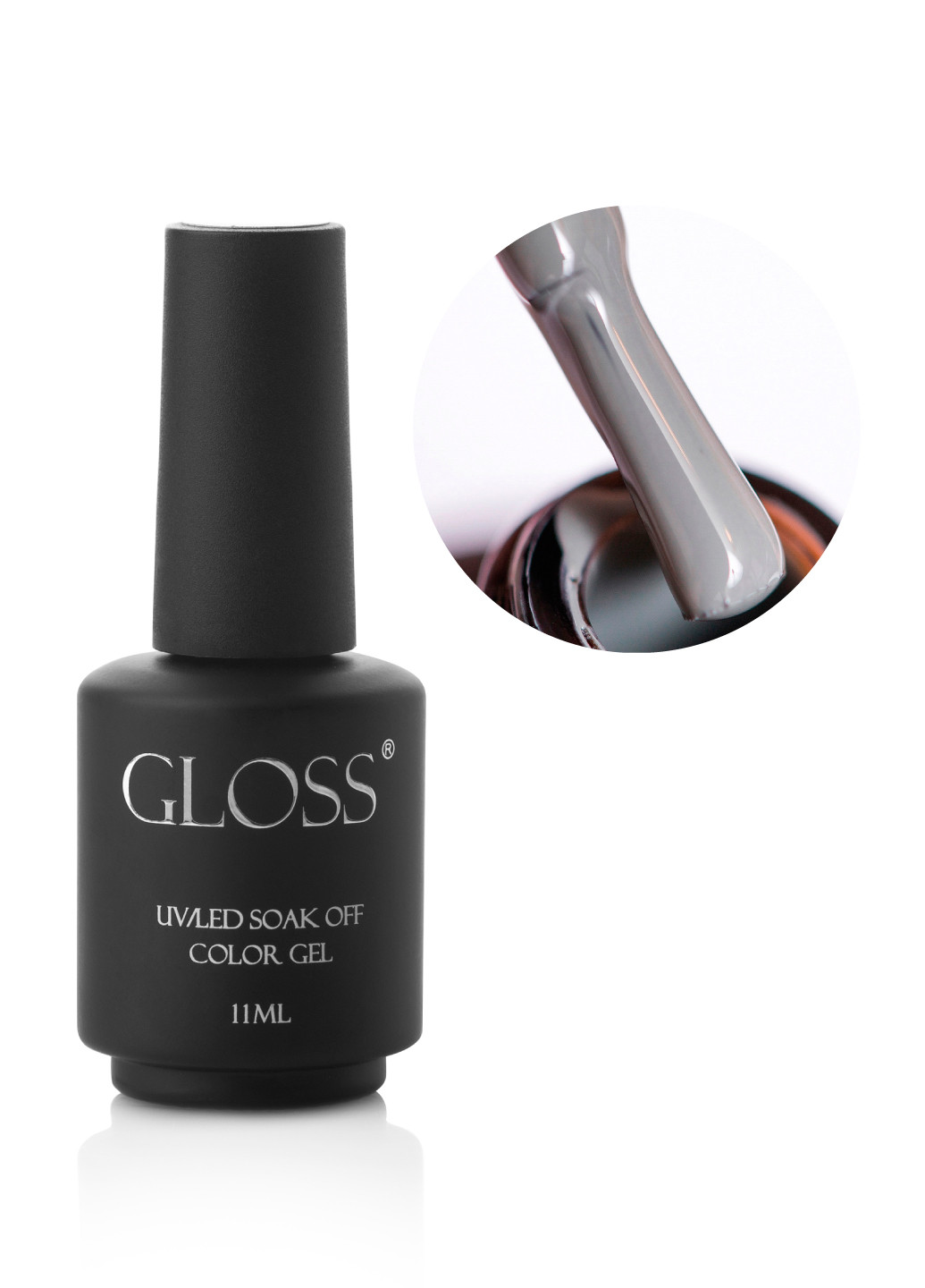 Гель-лак GLOSS 148 (запилений сірий), 11 мл Gloss Company пастель (269712581)