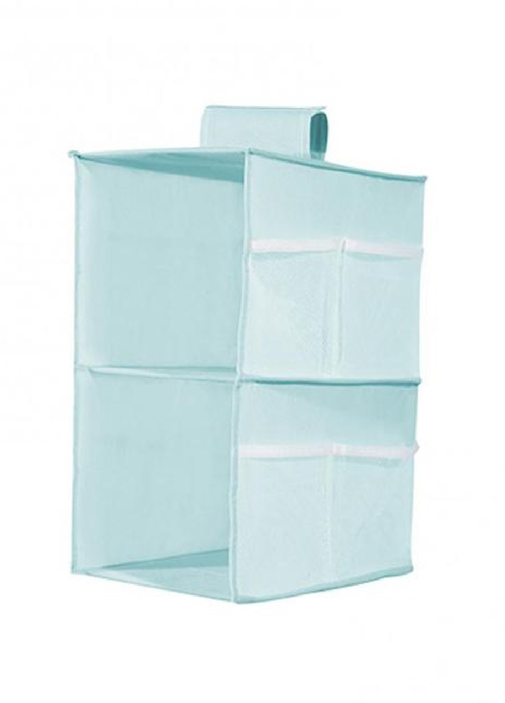 Підвісний органайзер модуль шафа для зберігання одягу взуття речей сумок на 2 осередки 40х30х22 см (474424-Prob) Блакитний Unbranded (258417110)