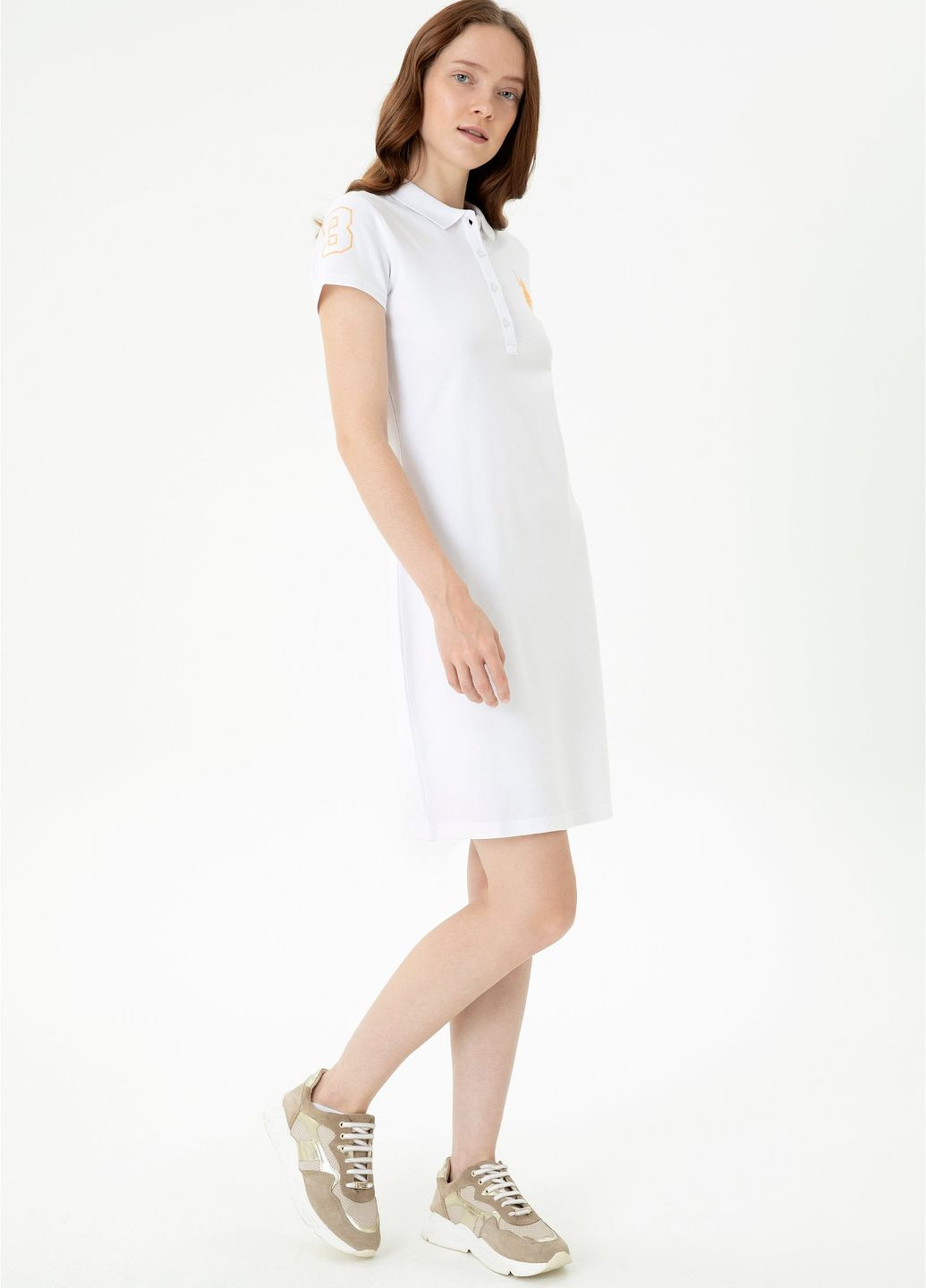 Білий сукня жіноча U.S. Polo Assn.