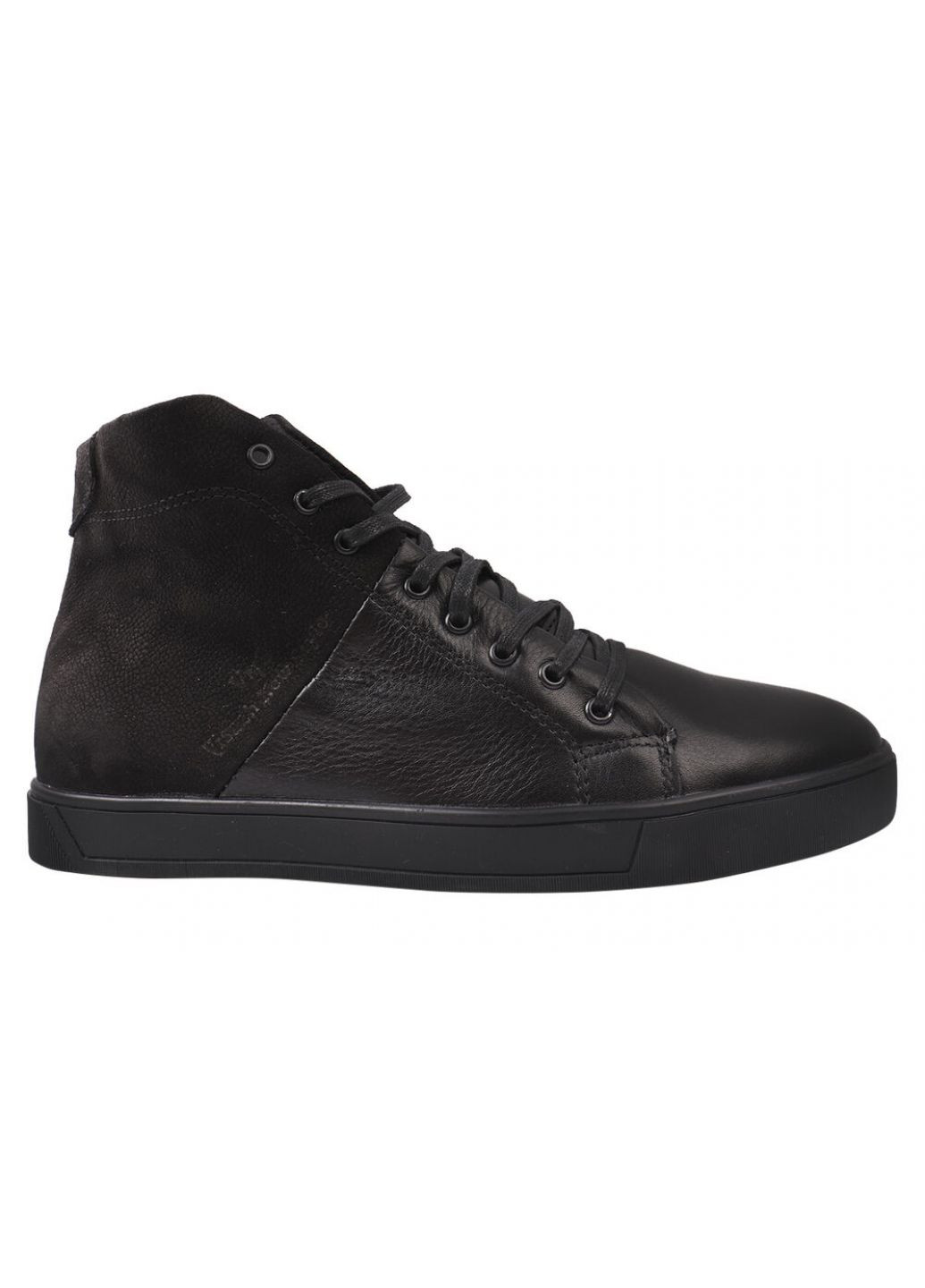 Черные ботинки мужские из натуральной кожи, на шнуровке, черные, Visazh