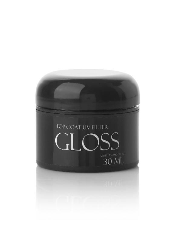 Топ з UV-фільтром GLOSS Top Coat UV Filter, 30 мл Gloss Company (268218842)