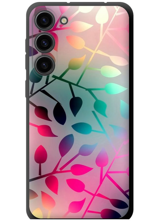 TPU чорний чохол 'Листя' для Endorphone Samsung Galaxy S23 Plus (262977758)