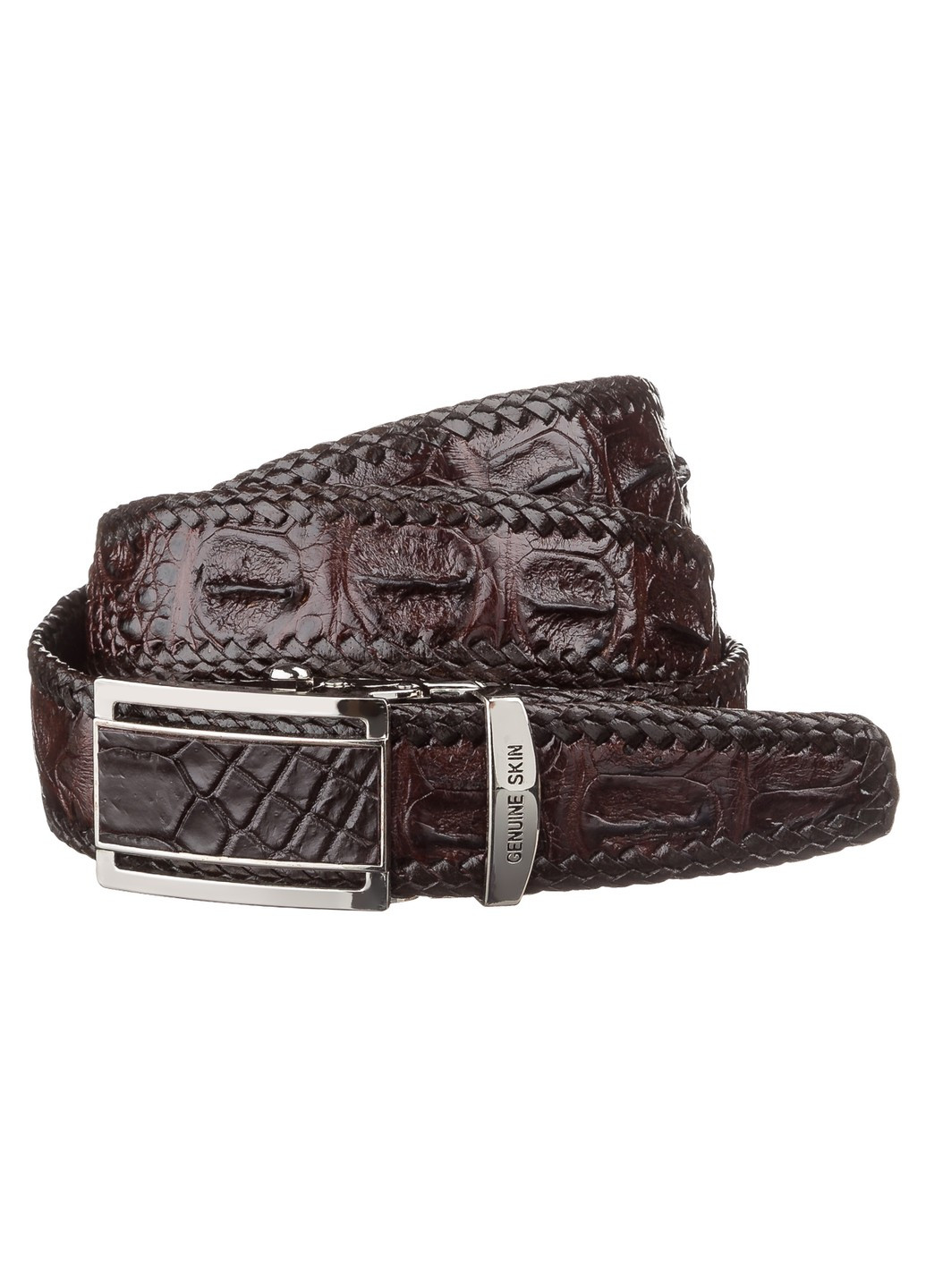 Чоловічий ремінь Crocodile leather (257156349)
