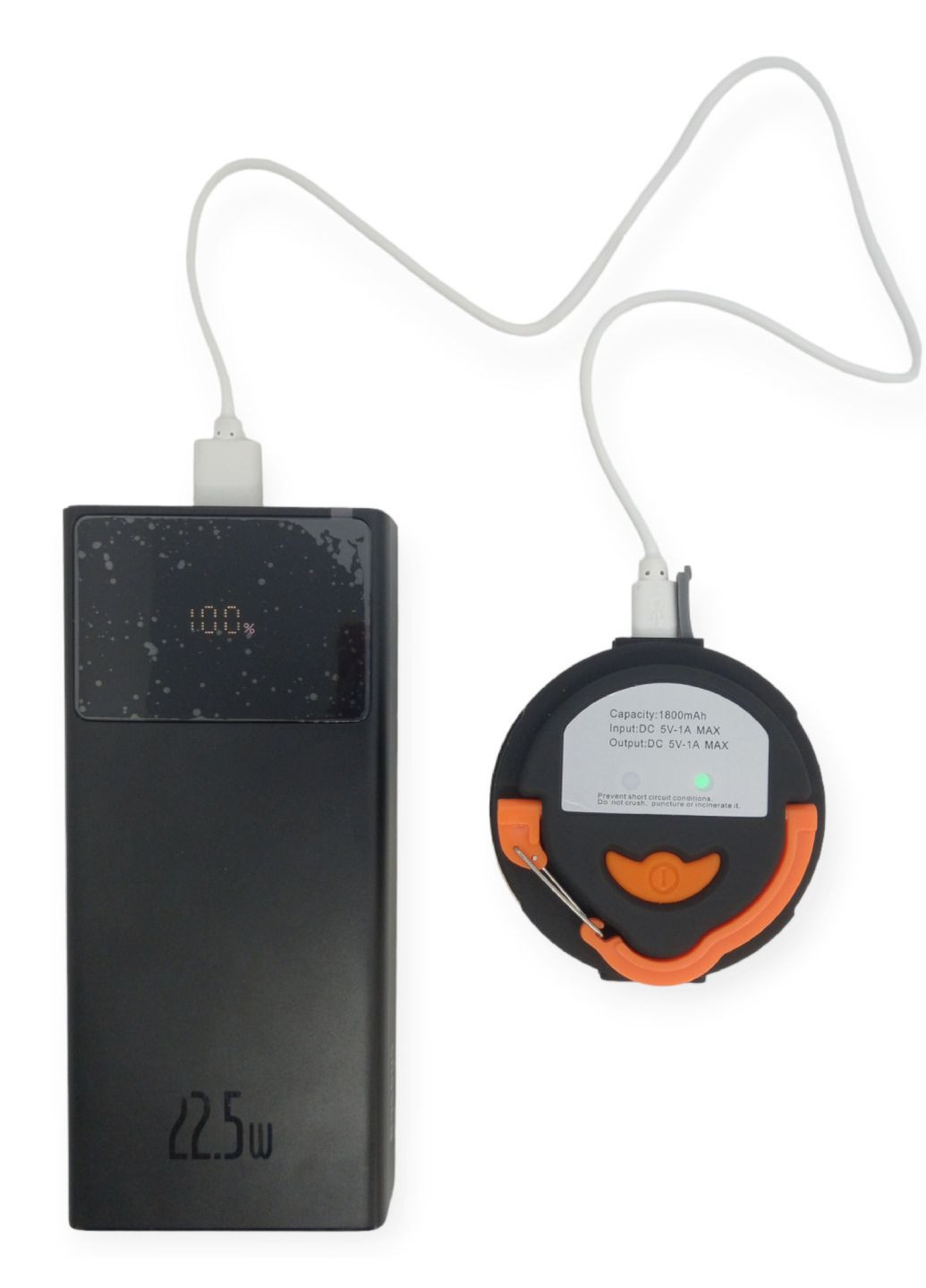 Лампа на акумуляторі ліхтар з функцією powerbank USB ЮСБ 1800 mAh похідна підвісна 4 режими роботи ЛЕД LED No Brand (266144796)