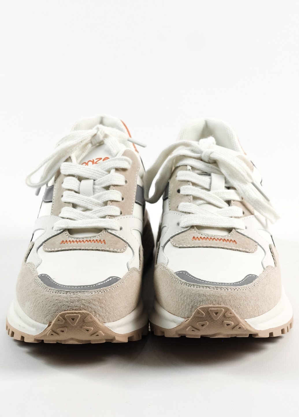 Кроссовки женские бежево-молочні Lonza сіро-бежеві всесезони (257497890)