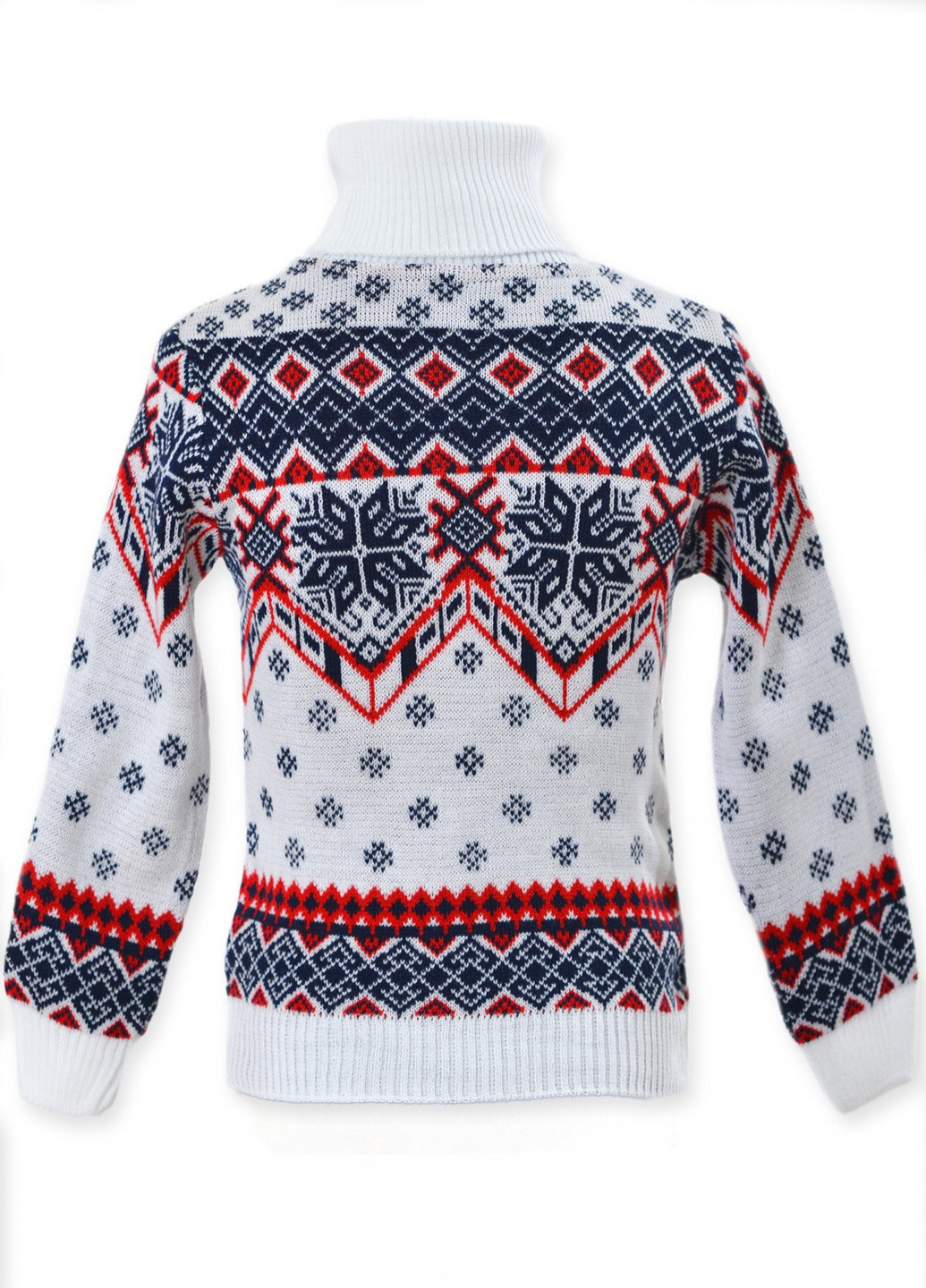 Червоний зимовий светри светр сніжинки (снежинки)17207-706 Lemanta