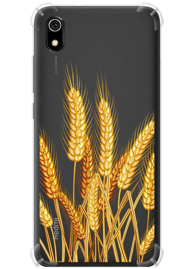 Силіконовий протиударний с посиленими кутами чохол 'Колоски пшениці' для Endorphone Xiaomi Redmi 7A (276964793)