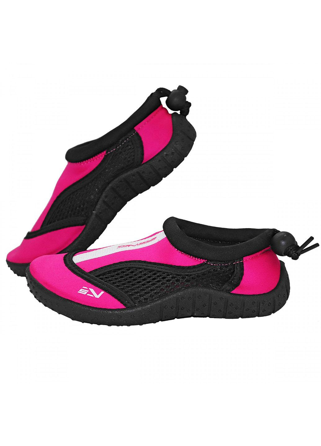 Обувь для пляжа и кораллов (аквашузы) SV-GY0001-R33 Size 33 Black/Pink SportVida (258486774)
