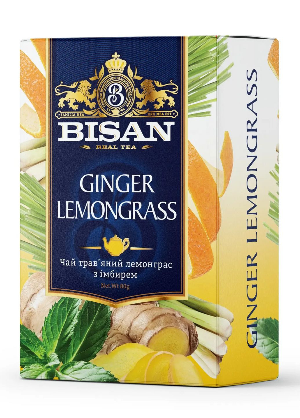 Чай Ginger Lemongrass 80 г Bisan (262983567)