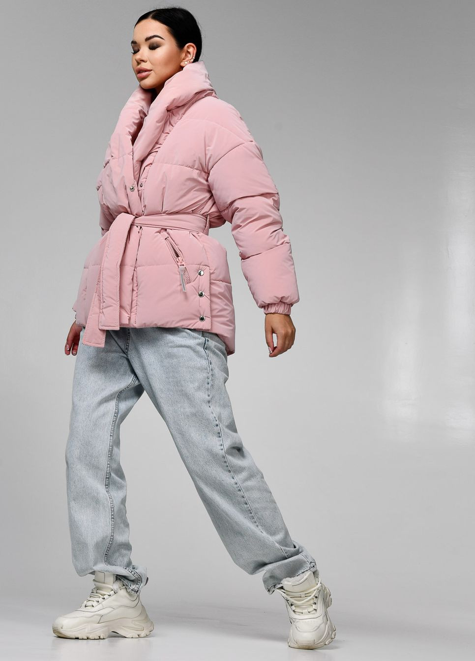 Рожева зимня жіноча зимова куртка X-Woyz
