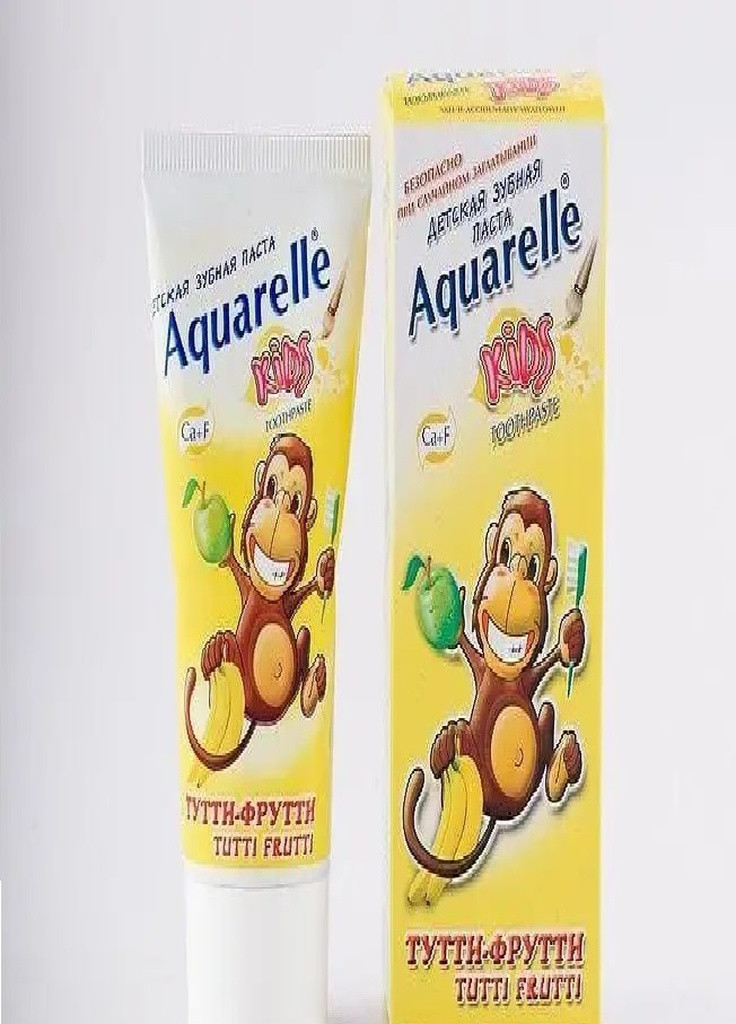 Зубная паста для детей Kids Тутти-Фрутти 50 мл Aquarelle (258616069)
