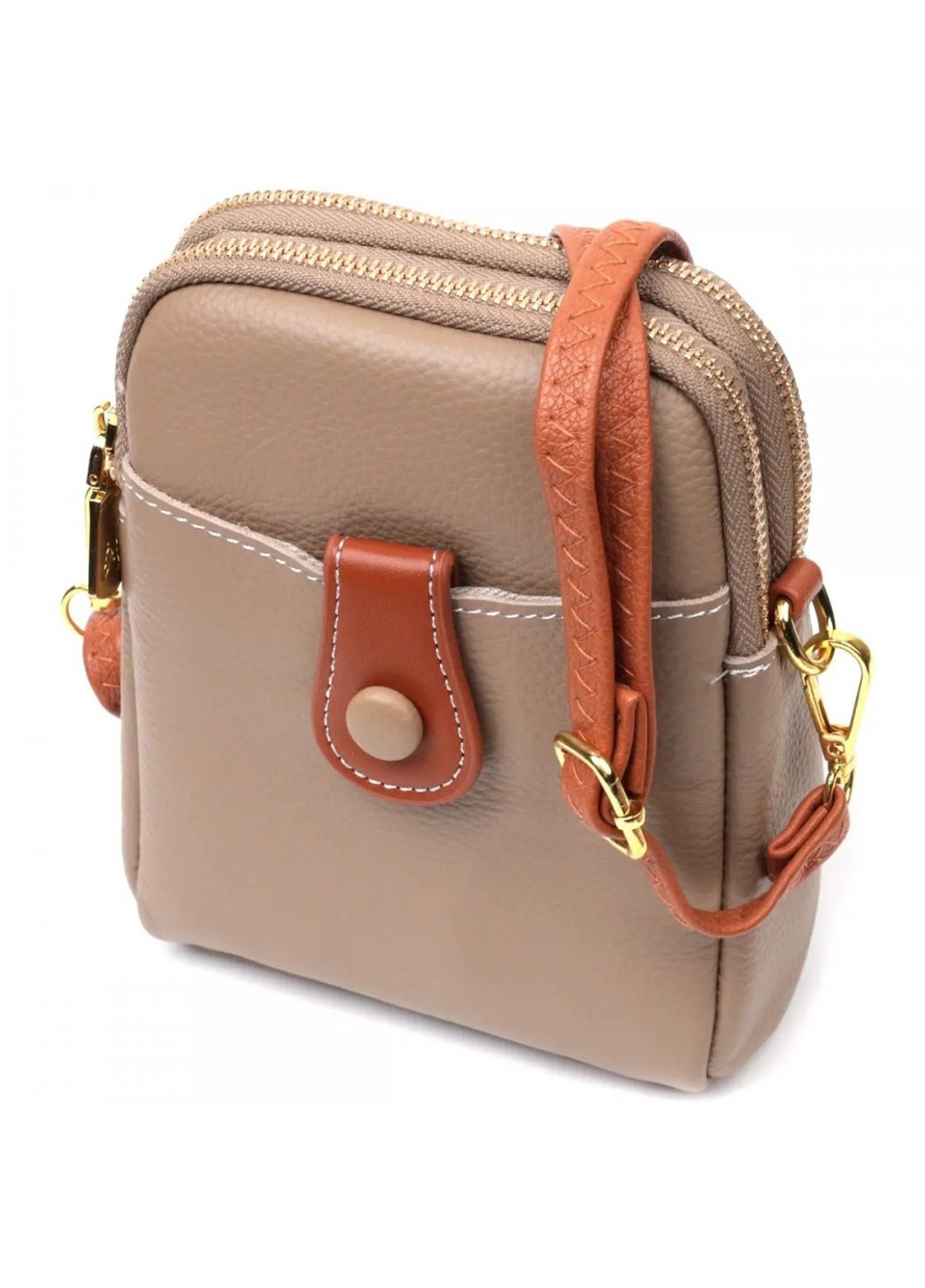 Молодіжна жіноча шкіряна сумка через плече 22271 Vintage (276705823)