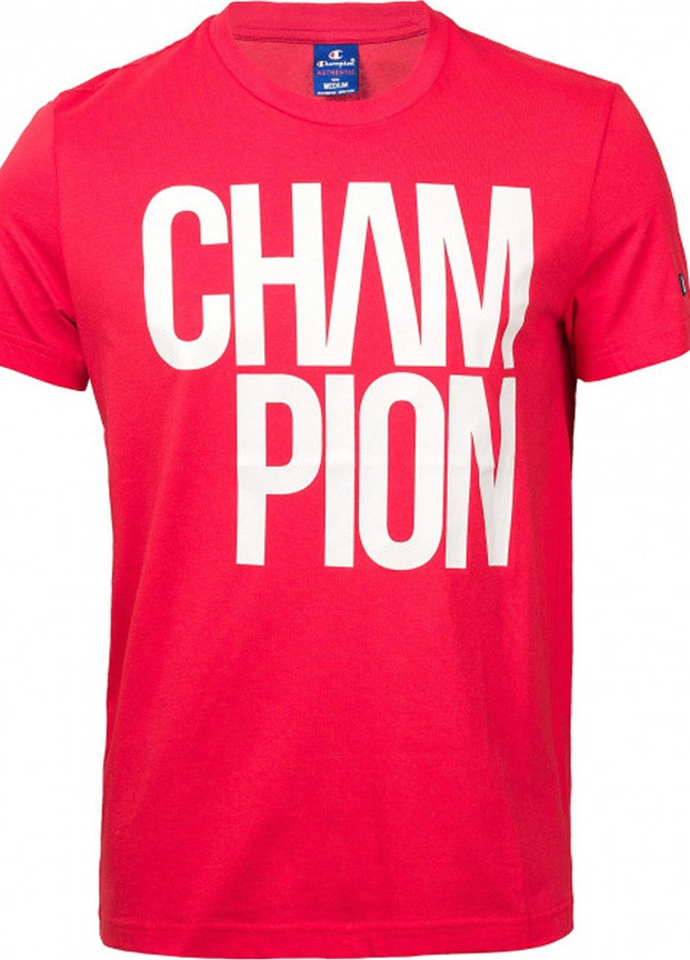 Красная футболка Champion