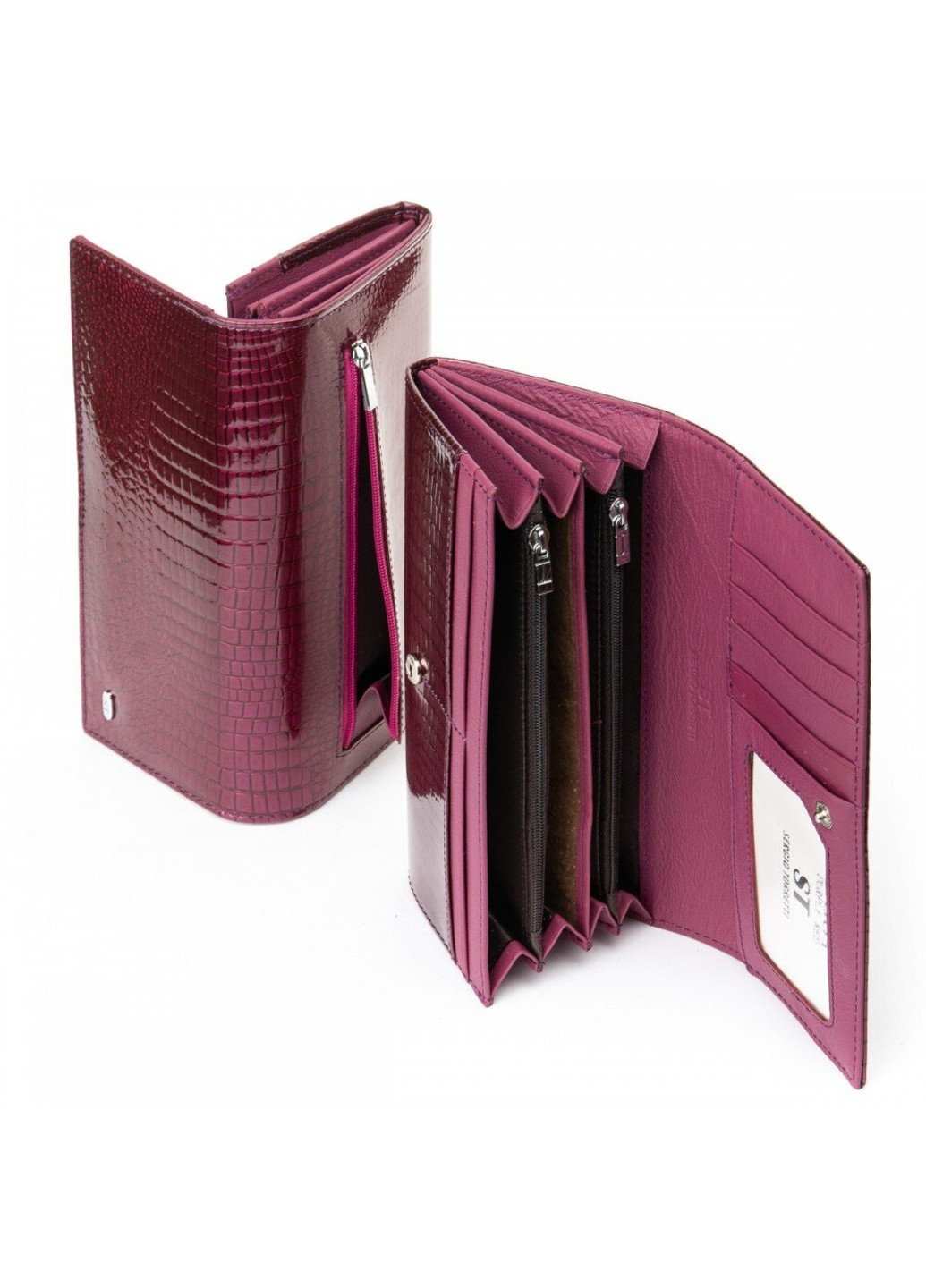 Женский кошелек из кожи LR W501 black Sergio Torretti (272949979)