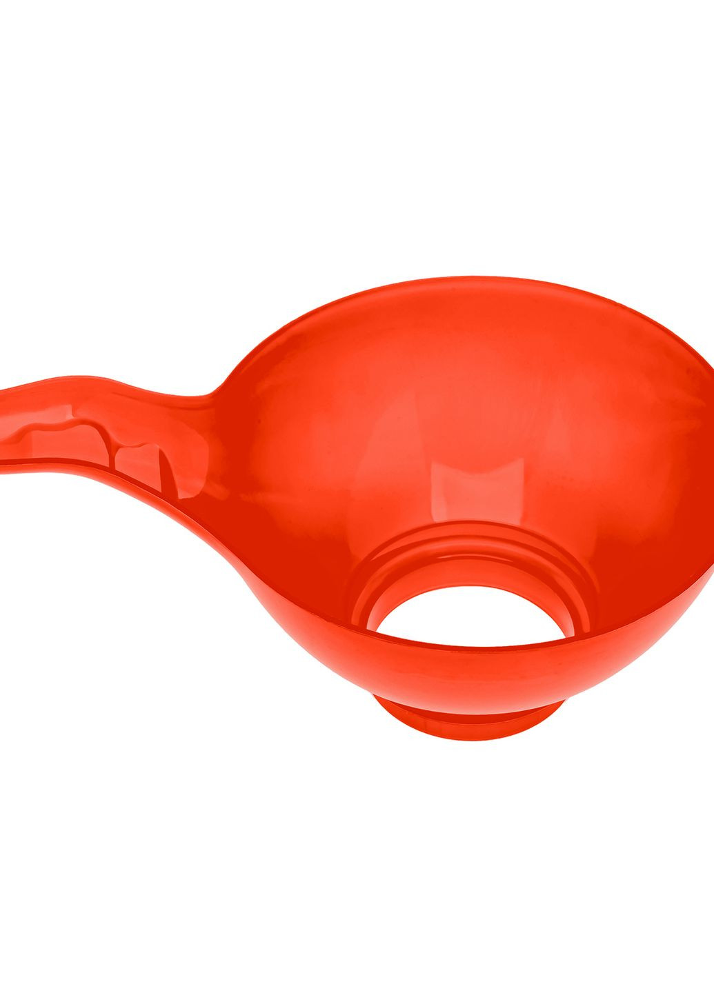 Воронка (лейка) Ø 14 см пластиковая с широким горлом на банку красная Kitchette (274060230)