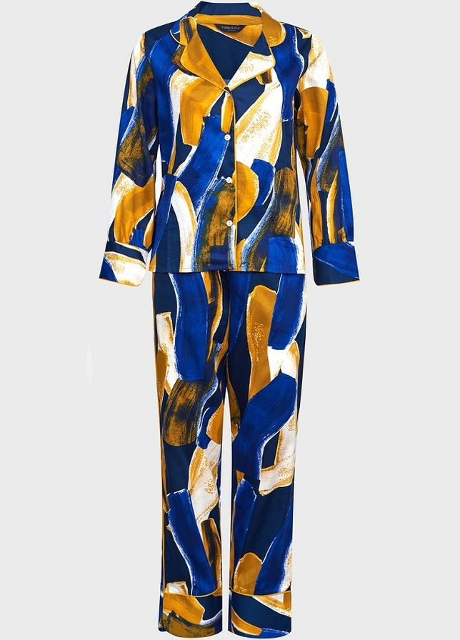 Комбинированная всесезон пижамный набор fable&eve 1585 рубашка + брюки Fable & Eve Chelsea