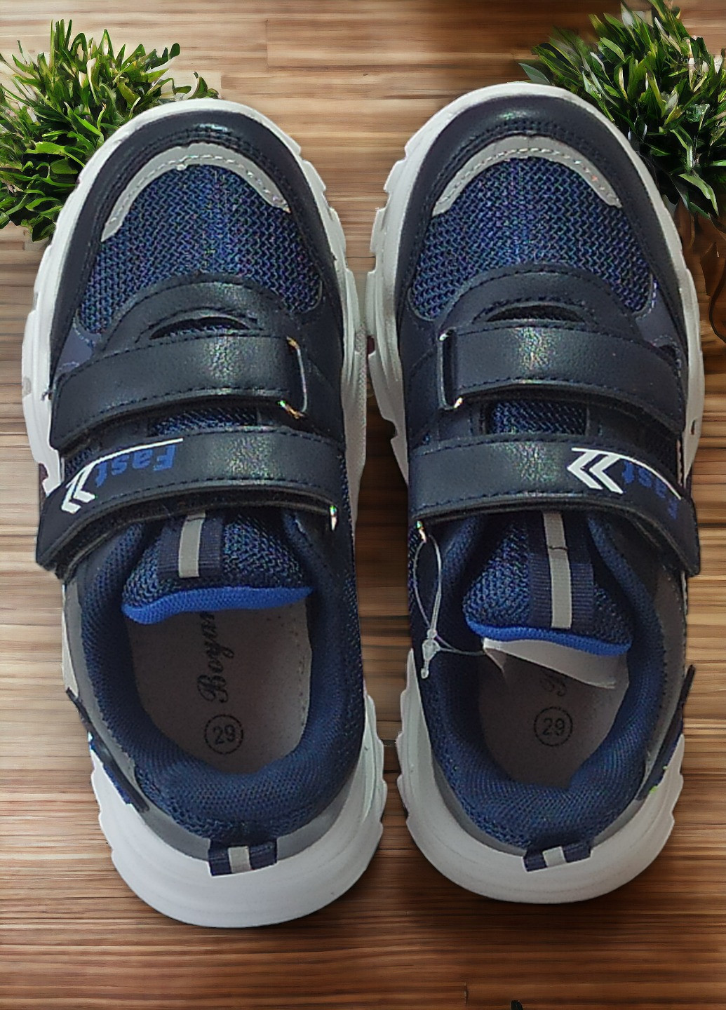 Темно-синие демисезонные детские кроссовки для мальчика том м 7998f Boyang