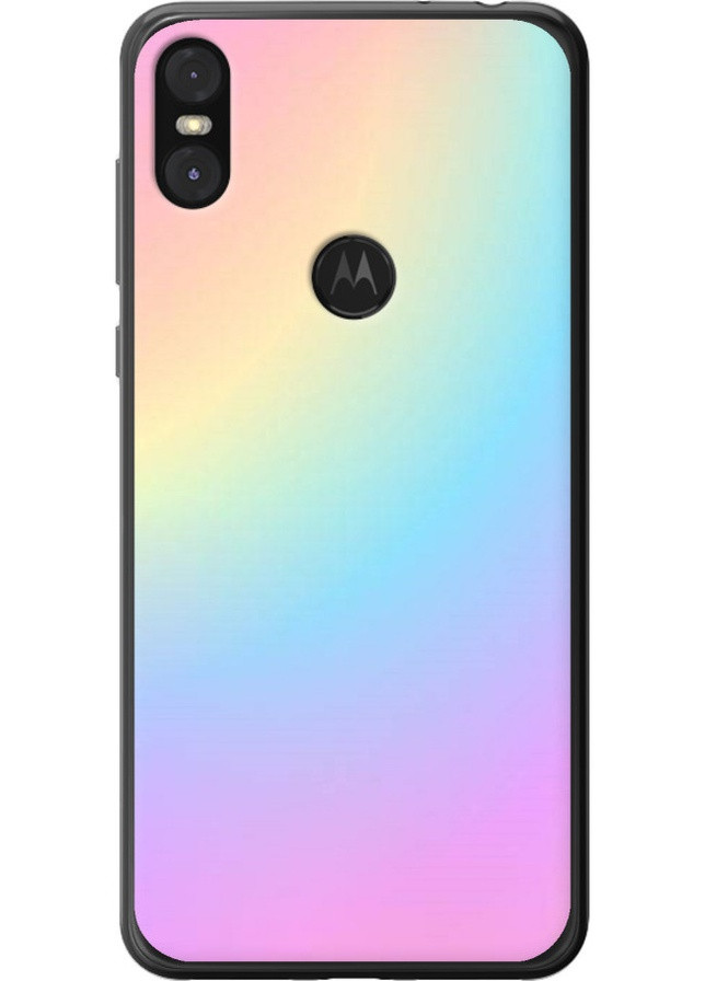 2D пластиковий чохол 'Веселка 2' для Endorphone Motorola One (259141851)