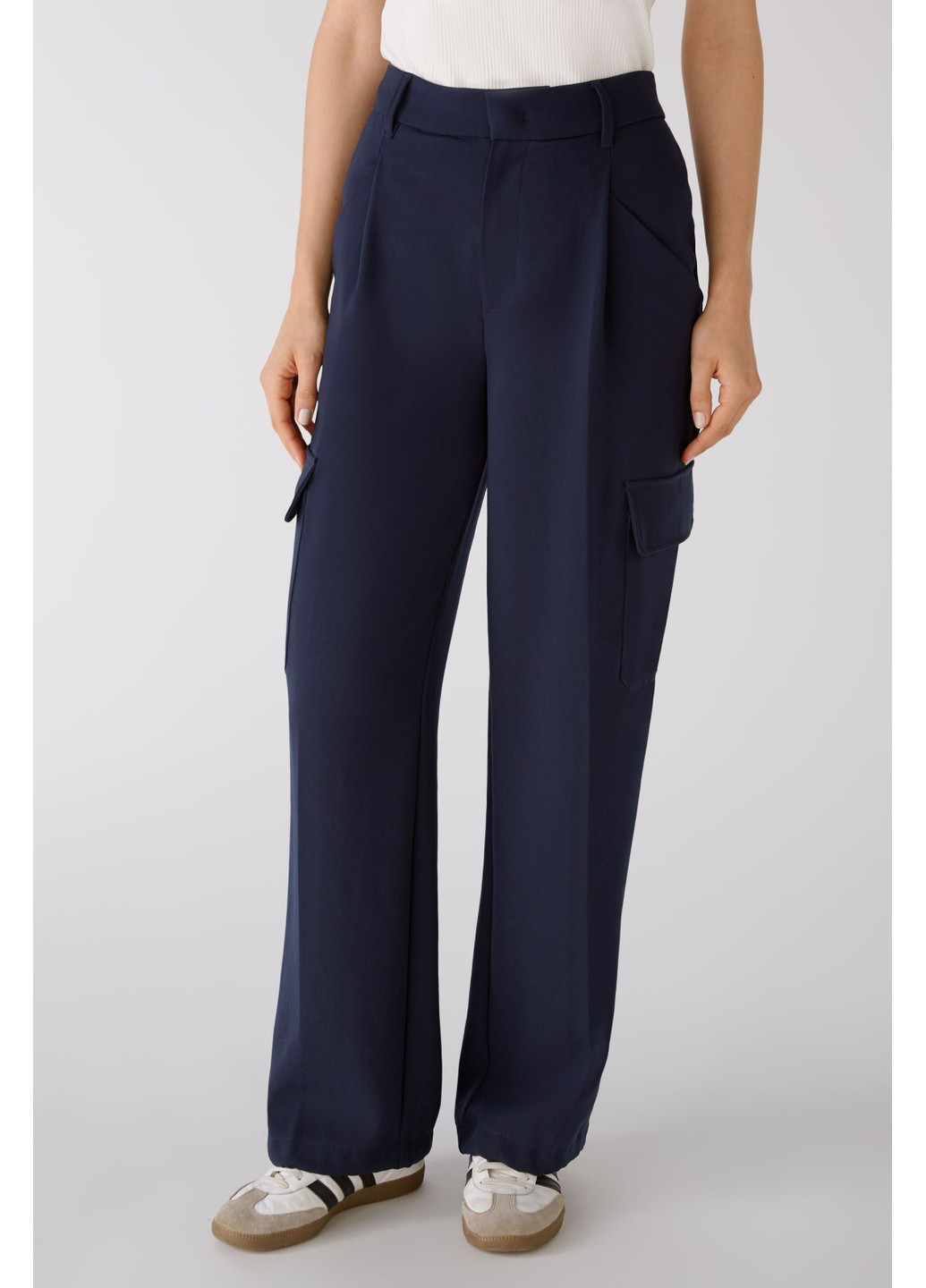 Женские штаны 79235 5742 Синий 46 Oui (265716141)