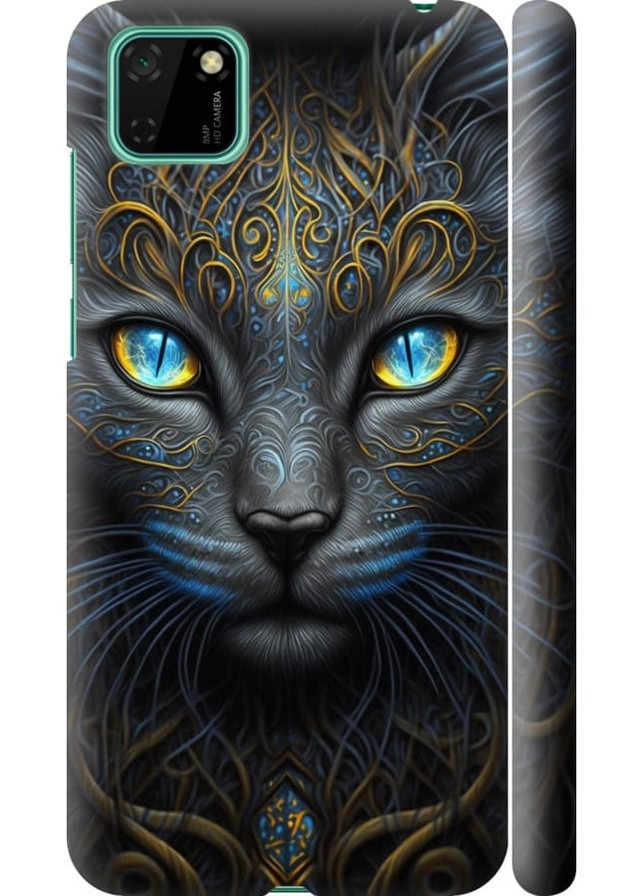 3D пластиковий матовий чохол 'Кішка' для Endorphone Huawei Y5p (257797253)
