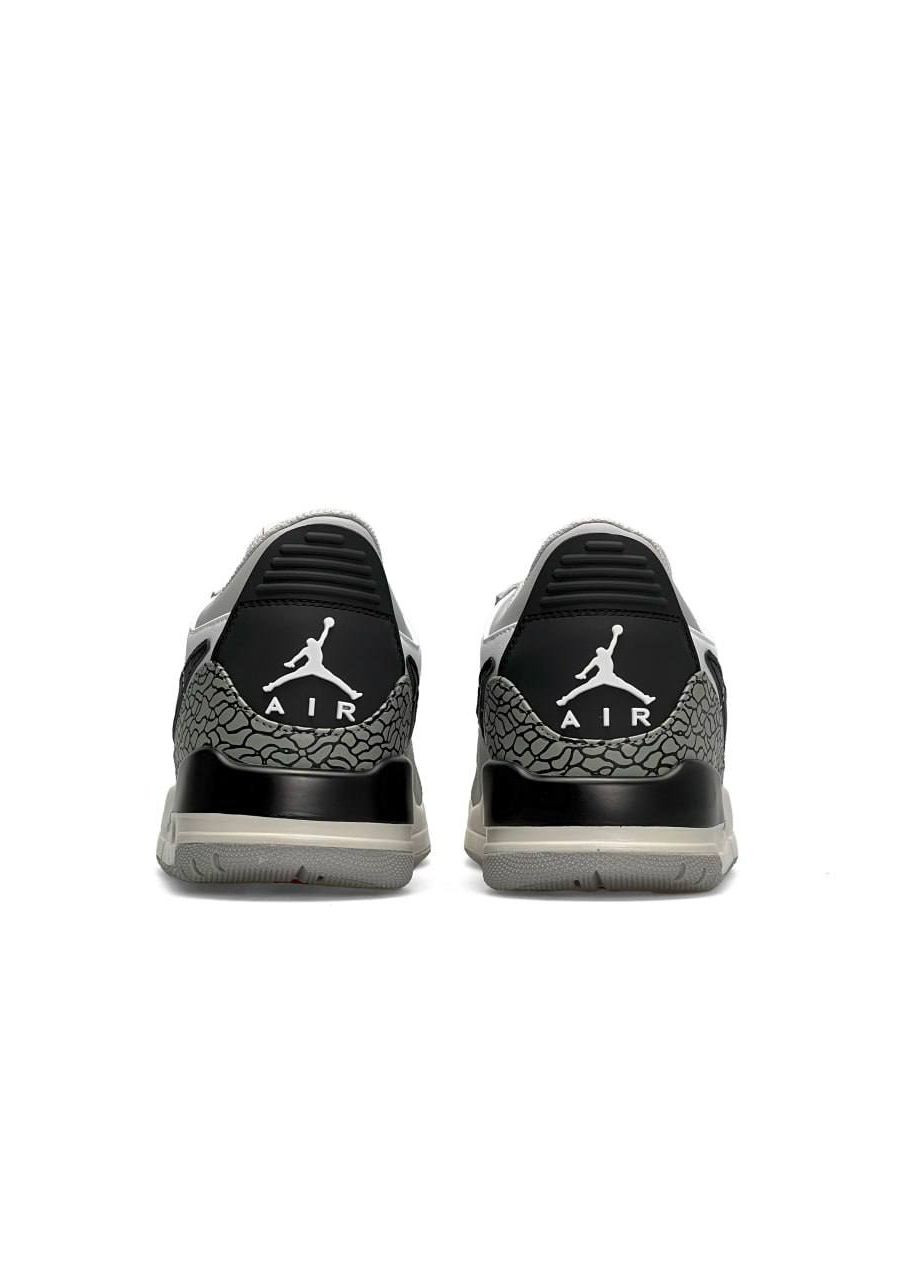 Серые демисезонные кроссовки мужские, вьетнам Nike Air Jordan Legacy 312 Low M Grey White Black