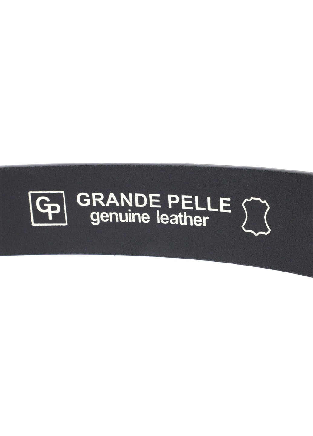 Стильный ремень под джинсы из натуральной кожи 11684 Черный Grande Pelle (267932204)