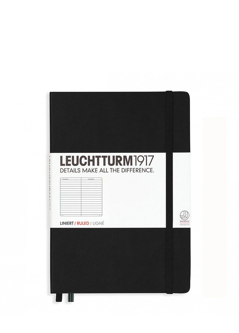 Блокнот Середній, чорний, лінія Leuchtturm1917 (269901176)