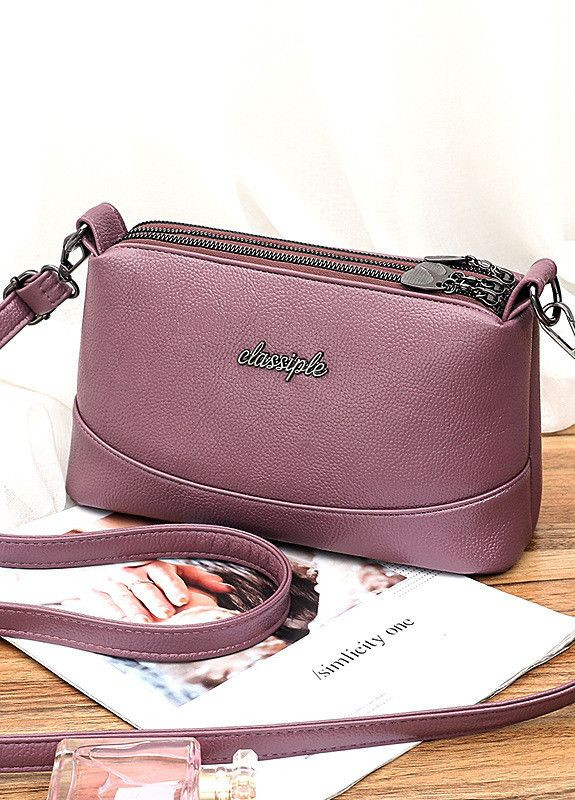 Модная роскошная сумка через плечо Tote Eggplant Bella Bertucci (267498913)