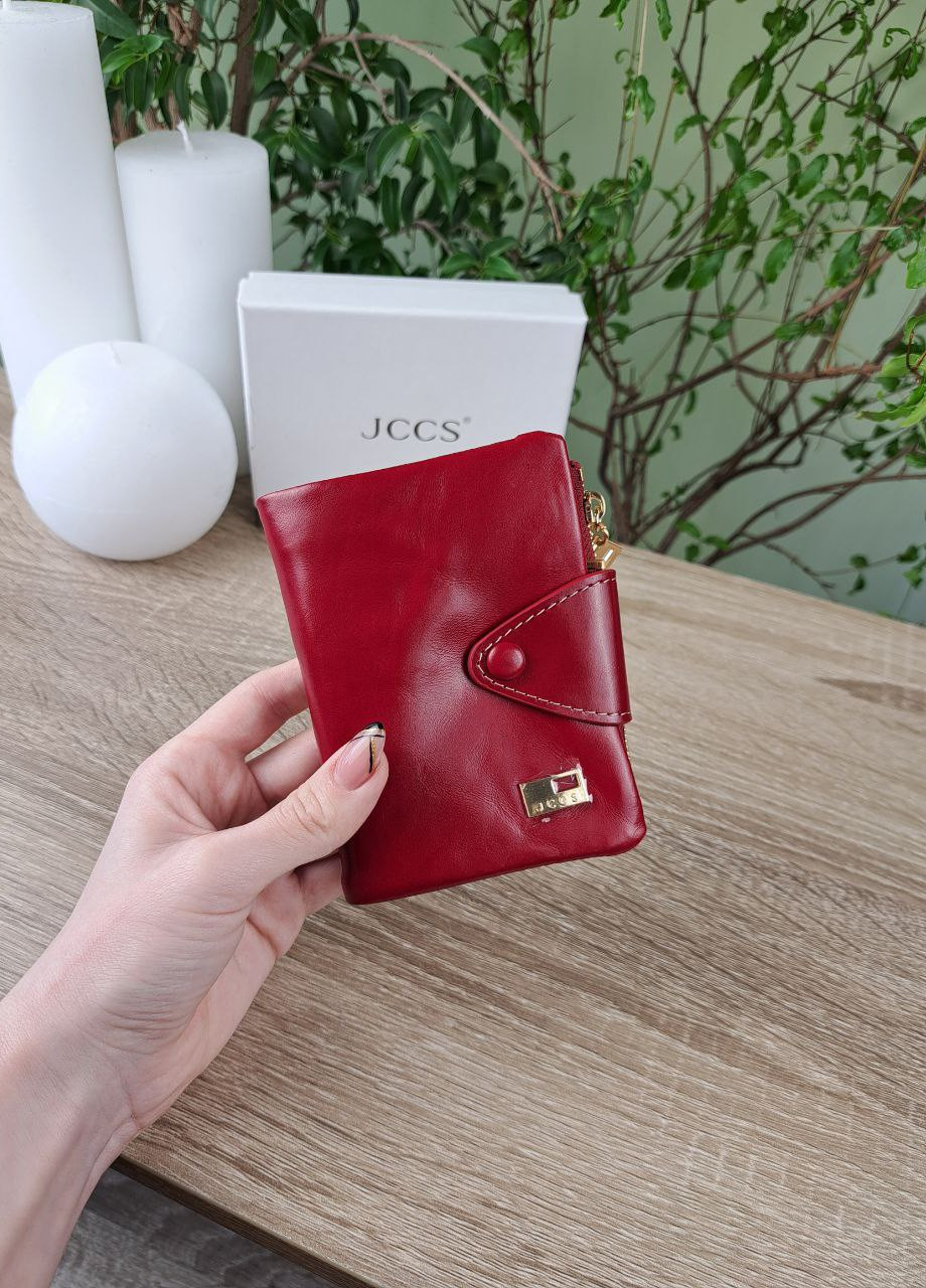 Жіночий гаманець маленького розміру з натуральної масляної шкіри Jccs (258725216)